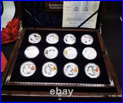 1/2/3 Complete set China 2008 The 29th Olympic Games Commemorative silver coins