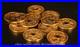 1-6-Old-Chinese-Copper-24K-Gold-Gilt-Dynasty-Palace-Money-Coin-Wealth-Set-01-znb