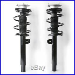 1 Pair Front Shock Absorber Struts Coin Springs For 99-05 BMW 320i 323i 330ci