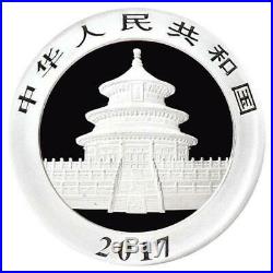 1 Set 2010-2019 30g 40mm China Panda 10 Yuan(1 oz) Silver Coin With Box