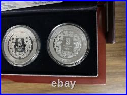 1 Set 4 x 10 Yuan Coins Silver XXIX Olympiad -Beijing 2008 China New