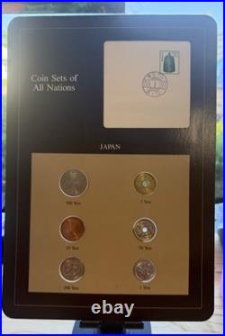 (10) Panels COIN SETS OF ALL NATIONS 1981-1982 FRANKLIN MINT See Pictures