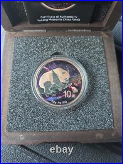10 Yuan Fukang Meteorite. ATLAS OF METEORITE #224 -500 Box Set