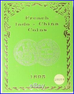 1895-1937 French Indo China Coin Set 10, 20, 50 Centimes & 1 Piastre