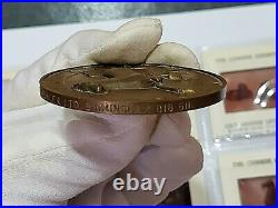1973 Uk China Chinese Exhibition Bronze Coin With Photo Negatives Organiser Set 1973 Uk China Chinese Exhibition Bronze Coin With Photo Negatives Organiser Set