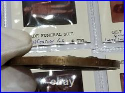 1973 Uk China Chinese Exhibition Bronze Coin With Photo Negatives Organiser Set