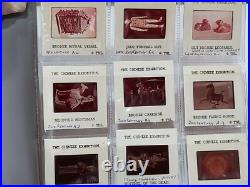 1973 Uk China Chinese Exhibition Bronze Coin With Photo Negatives Organiser Set