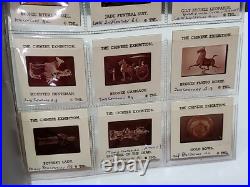 1973 Uk China Chinese Exhibition Bronze Coin With Photo Negatives Organiser Set