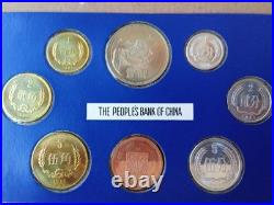 1981 China Official Proof Coin Set Original Mint Holder
