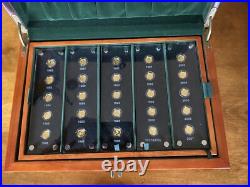 1982-2007 GOLD PANDA 25th Anniversary proof set