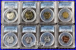 1982 China Great Wall Coins Mint Set Graded by PCGS High Grade! (total 8 Pieces)