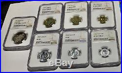 1982 China Proof Mint Sets Coins (7 Coins) NGC Grading