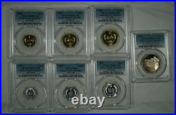1982 Peoples Republic Of China. 7pc Proof Set. PCGS 67-68Deep Cameo