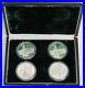 1984-Silver-China-4-Coin-Historical-Figures-Original-Proof-Set-In-Box-01-vz