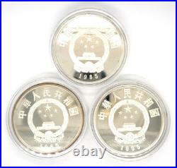 1985 Silver China 5 Yuan 3 of 4 Historical Figures Series II Proof Coin Set