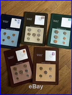 1986 FRANKLIN MINT COIN SETS OF ALL NATIONS (110 SETS) CHINA, USSR -See Photos