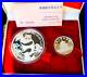 1987-China-Panda-Two-Coin-Silver-Proof-Set-1oz-5oz-10-50-Yuan-WithBOX-COA-01-zvw