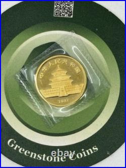 1987 Panda Gold Coins 1.9 Oz Set Shanghai Mint Sealed Original Packaging