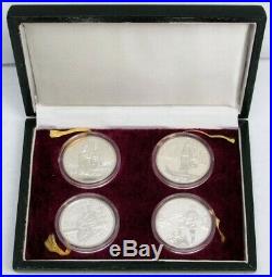 1987 Silver China Proof Historical Figures IV 5 Yuan 4 Coin Set