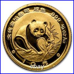 1988 China 5-Coin Gold Panda Proof Set (withBox Only)