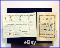 1988 China 5 Coin Panda 999 Gold Proof Bullion Set 1.9 Oz in Box with COA