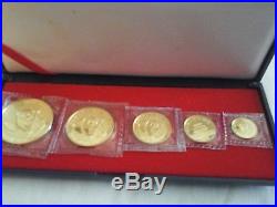 1988 China Gold Panda Coin set in original box! New Price