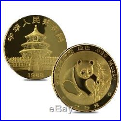 1988 P 1.9 oz Chinese Gold Panda 5-Coin Proof Set (Sealed)
