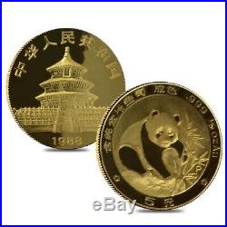 1988 P 1.9 oz Chinese Gold Panda 5-Coin Proof Set (Sealed)