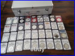 1989-2024,36 OZ SILVER PANDA 36 Awesome Panda Silver Coins