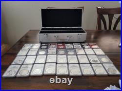 1989-2024,36 OZ SILVER PANDA 36 Awesome Panda Silver Coins