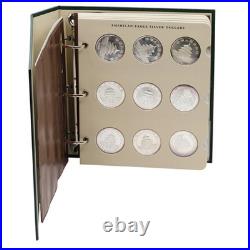 1989 2025 Chinese Panda. 999 Fine Silver Bullion Rounds Set of 37 in Binder
