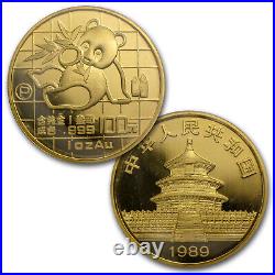 1989 China 5-Coin Gold Panda Proof Set (Sealed & In Original Box)