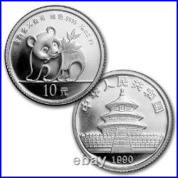 1990 China 3-Coin Platinum Panda Proof Set (withbox & COA)