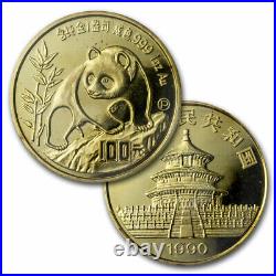 1990 China 5-Coin Gold Panda Proof Set (Sealed, In Capsules) SKU#221536