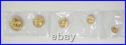 1990-P China Gold Proof Set 1.9oz with all Original Boxes DC-6871