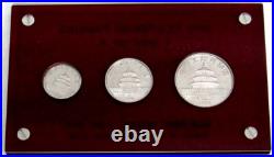 1990 Platinum China Proof Panda 3 Coin 50y 25y 10y Set 1990 Platinum China Proof Panda 3 Coin 50y 25y 10y Set