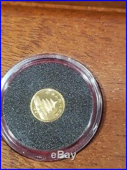 1991 China 10th Anniversary Panda Collection 4 Coin Gold Silver Set Box With COA
