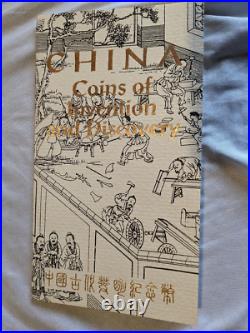 1992 CHINA(PRC) $5 INVENTIONS & DISCOVERY#1 5pcs Proof silver coins set with COA