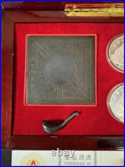 1992 China Coins of Invention and Discovery, BU 5 silver coins, set #428-5000