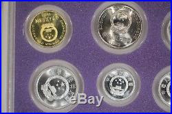 1992 People's Bank of China 6 Coin Proof Mint Set /w Box & COA Rare