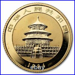 1994 China 5-Coin Gold Panda Proof Set (with COA)