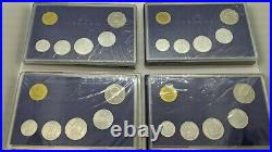 1997,1998,1999,2000 China Official Mint Set of 6 Coins 4 Total Sets