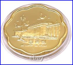 1997 Hong Kong Handover Commemorative 24K Gold Plated 3-Coin Set withBox