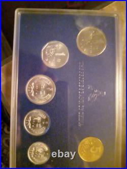 1997 The People's Bank of China 6 Coin Uncirculated Mint Set