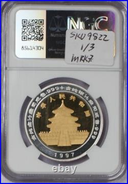 1997Bi-Metallic Panda 3-Coin Set NGC PF69 Ultra Cameo 1997Bi-Metallic Panda 3-Coin Set NGC PF69 Ultra Cameo