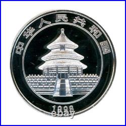 1998 10Y & 5Y China Panda, 1 oz & 1/2 oz Colorized Silver Proof Coin Set withCOA's