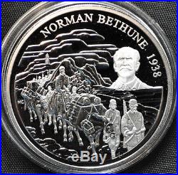 1998 Canada $5 Norman Bethune 60th Anniversary Arrival in China Coin From Set