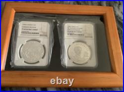 1998 China Canada Norman Bethune Silver Coins Set With NGC PF 69 Box & Coa