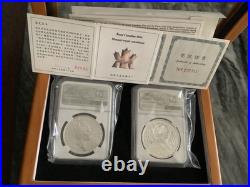 1998 China Canada Norman Bethune Silver Coins Set With NGC PF 69 Box & Coa