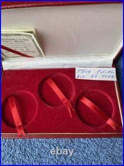 1999 50th Anniversary Of The People's Republic Of China 3 Coin Prof Set NGC PF69
